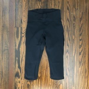 Lululemon Train Times Crop Size 6 Black